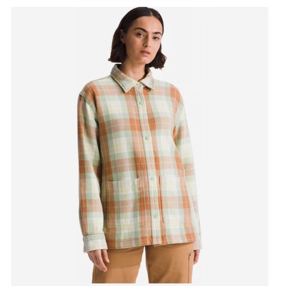 The North Face Valley Twill Utility Shacket Size XL Shirt Jacket Plaid